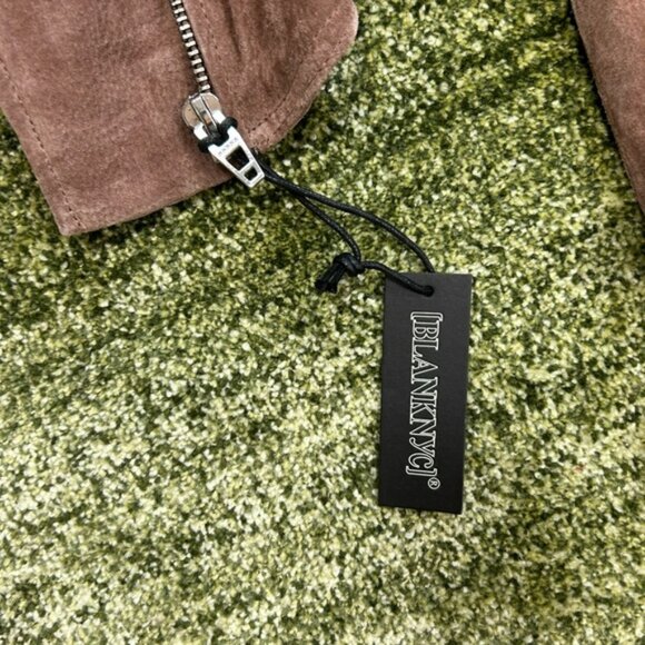 ‼️NWT‼️BlankNYC SUEDE MOTO JACKET - Picture 1 of 4